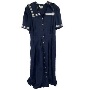 Navy Blue Sailor Dress